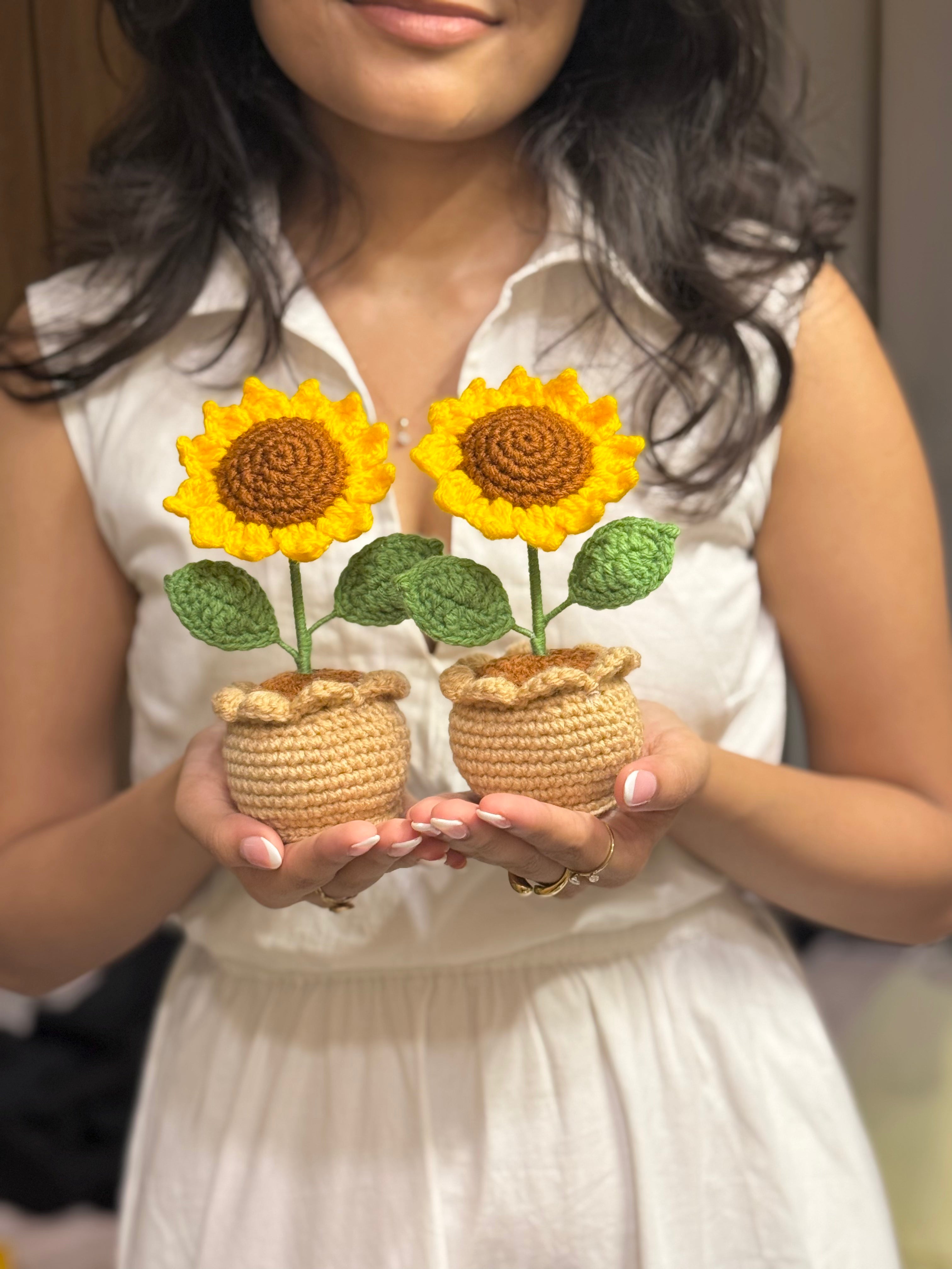 Sunflower Pot