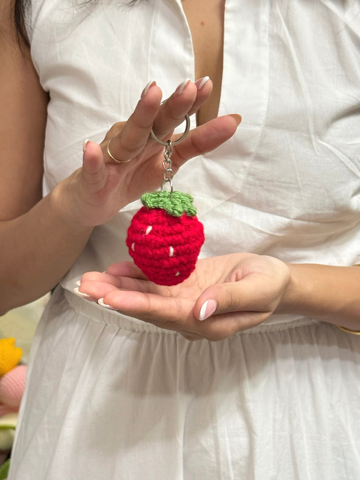 Strawberry Keychain